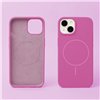Silicone Thin Mag case for iPhone 14 6,1&quot fuschia