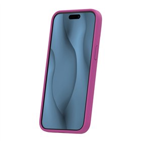 Silicone Thin Mag case for iPhone 15 Pro Max 6,7&quot fuschia