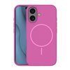Silicone Thin Mag case for iPhone 16 6,1&quot fuschia