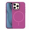 Silicone Thin Mag case for iPhone 16 Pro Max 6,9&quot fuschia