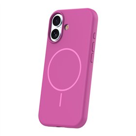 Silicone Thin Mag case for iPhone 17 6,3&quot fuschia