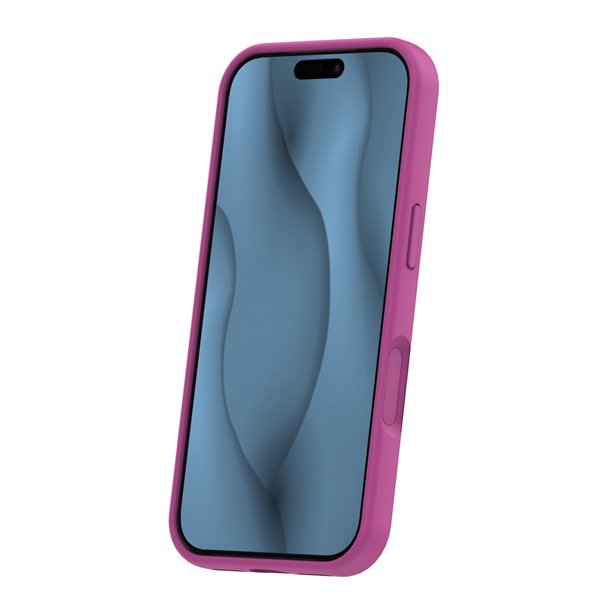 Silicone Thin Mag case for iPhone 17 Pro 6,3&quot fuschia