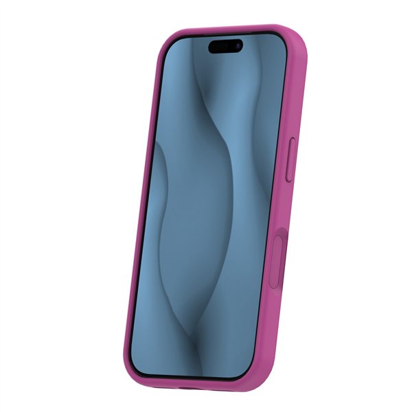 Silicone Thin Mag case for iPhone 17 Pro Max 6,9&quot fuschia