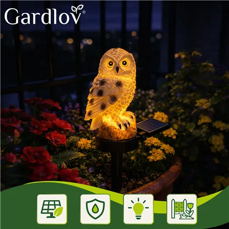 Saules dārza lampa - pūce Gardlov 23847