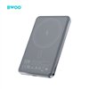 BWOO Ultra Slim Power Bank 5000mAh with magnetic charging P79 Grey