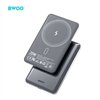 BWOO Ultra Slim Power Bank 5000mAh with magnetic charging P79 Grey