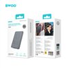 BWOO Ultra Slim Power Bank 5000mAh with magnetic charging P79 Grey