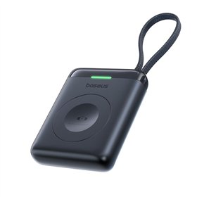 Baseus EnerFill FW11 Portable Wireless Charger for Apple Watch with Built-in Cable 5W Black