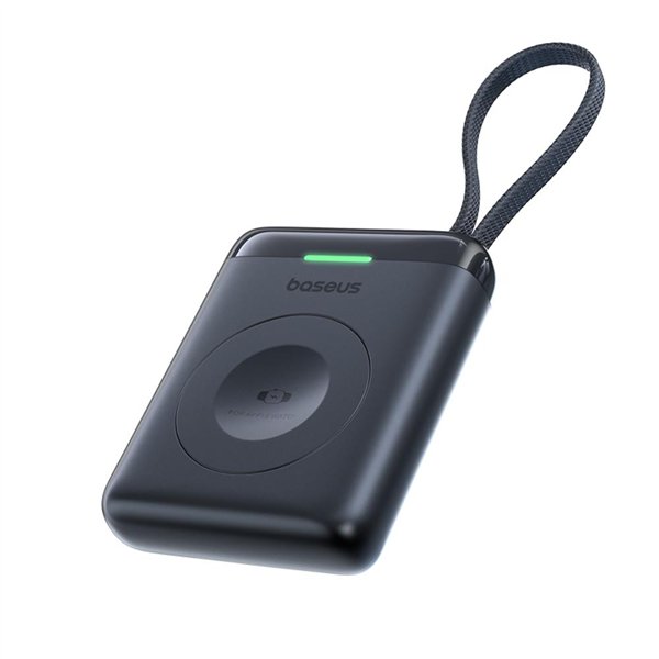 Baseus EnerFill FW11 Portable Wireless Charger for Apple Watch with Built-in Cable 5W Black