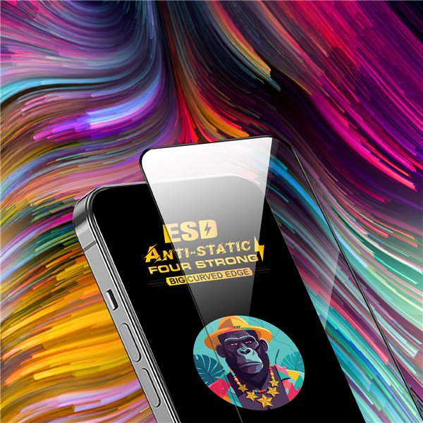 Universal tempered glass 9D OneFit AI-14 6,1&quot