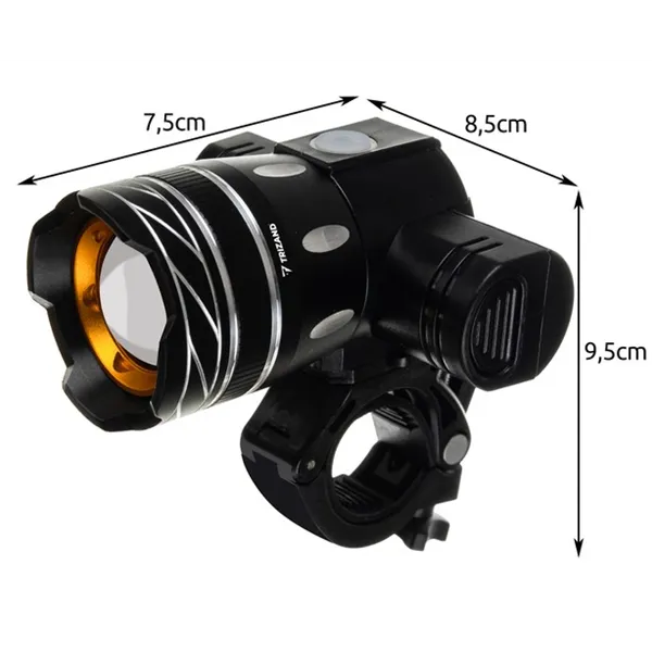 T6 USB Bike Light + Rear Light 23681