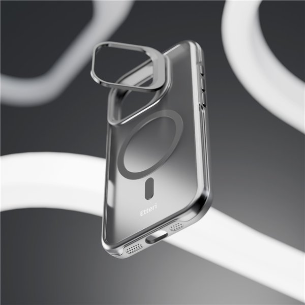 Etteri Morning Fog case for iPhone 16 Pro 6,3&quot black