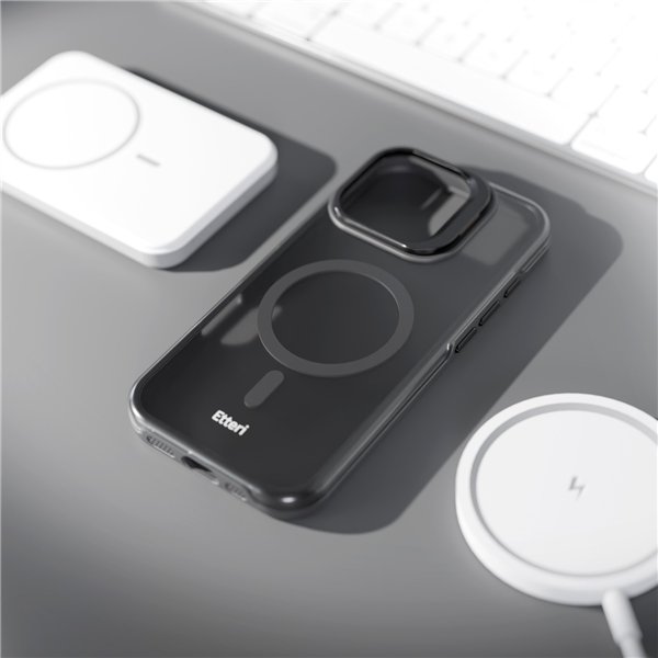 Etteri Morning Fog case for iPhone 16 Pro 6,3&quot black
