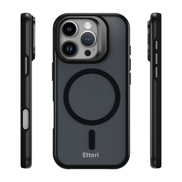 Etteri Morning Fog case for iPhone 16 Pro Max 6,9&quot black