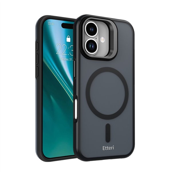 Etteri Morning Fog case for iPhone 17 6,3" black