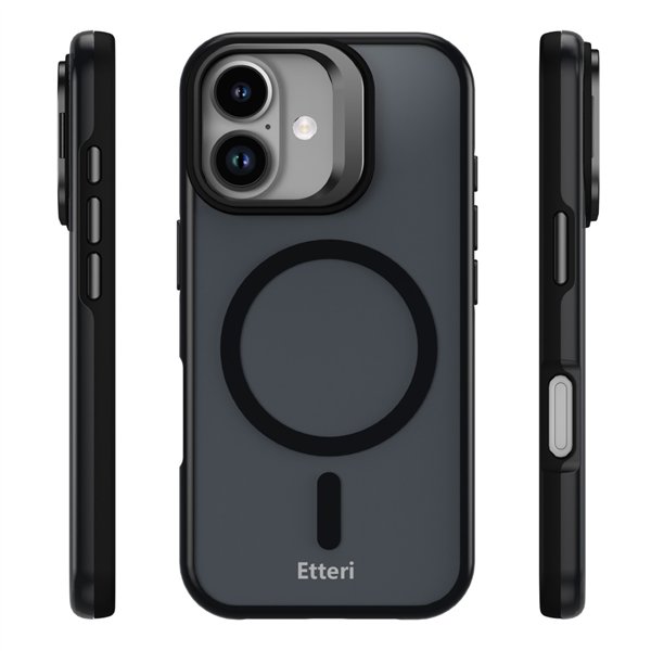 Etteri Morning Fog case for iPhone 17 6,3&quot black