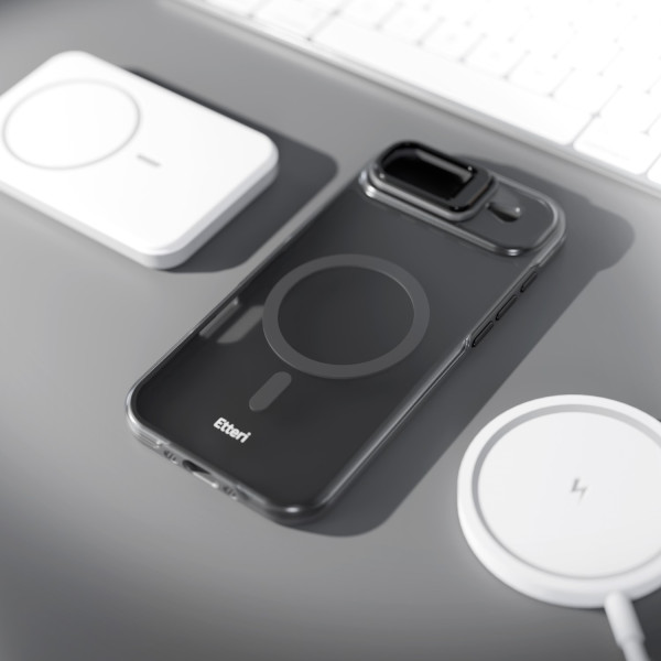 Etteri Morning Fog case for iPhone 17 Air 6,6&quot black