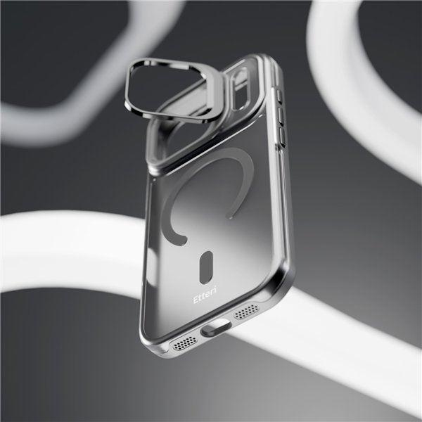 Etteri Morning Fog case for iPhone 17 Pro 6,3&quot black