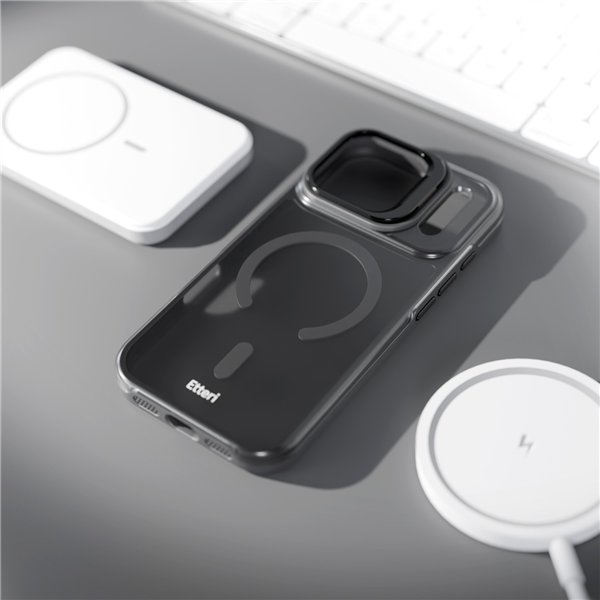 Etteri Morning Fog case for iPhone 17 Pro Max 6,9&quot black