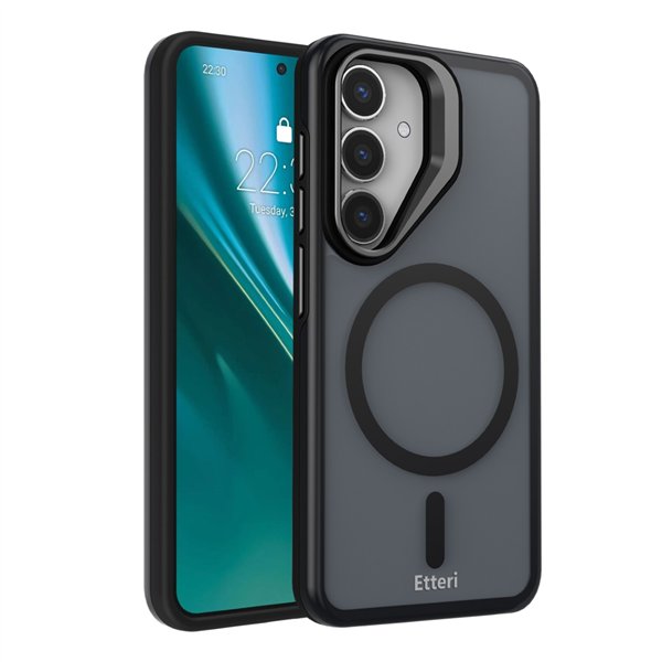 Etteri Morning Fog case for Samsung S25 black