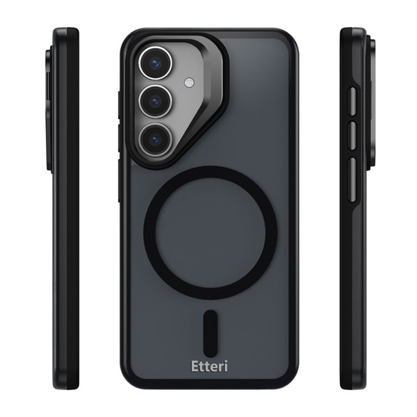 Etteri Morning Fog case for Samsung S25 black