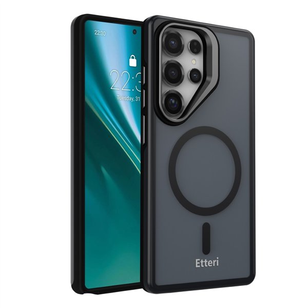 Etteri Morning Fog case for Samsung S25 Ultra black