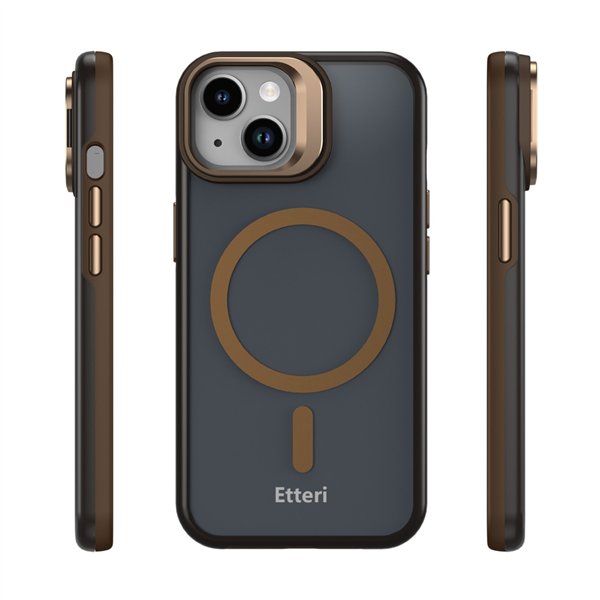 Etteri Morning Fog case for iPhone 14 6,1&quot brown