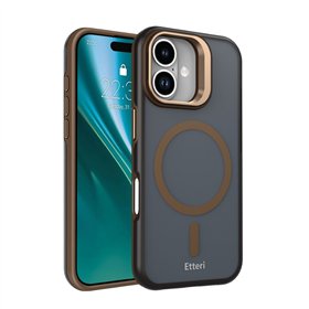 Etteri Morning Fog case for iPhone 16 6,1&quot brown