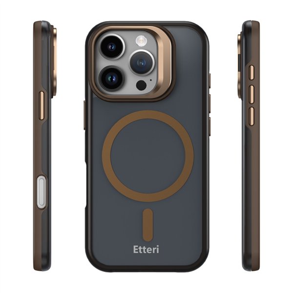 Etteri Morning Fog case for iPhone 16 Pro 6,3&quot brown
