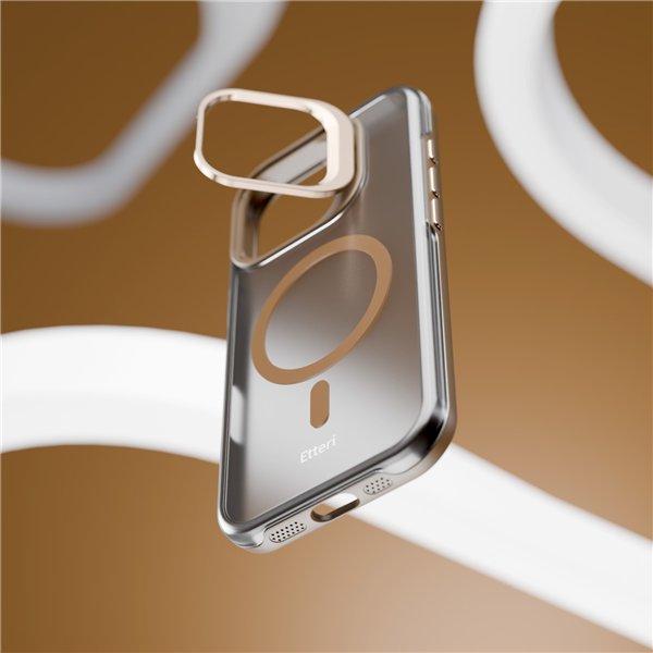 Etteri Morning Fog case for iPhone 16 Pro Max 6,9&quot brown