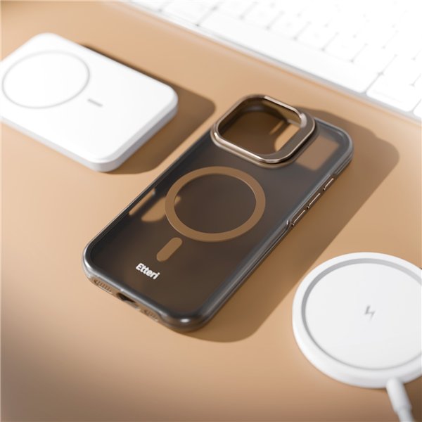 Etteri Morning Fog case for iPhone 16 Pro Max 6,9&quot brown