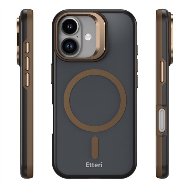 Etteri Morning Fog case for iPhone 17 6,3&quot brown
