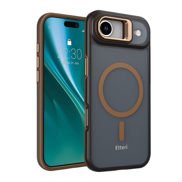 Etteri Morning Fog case for iPhone 17 Air brown