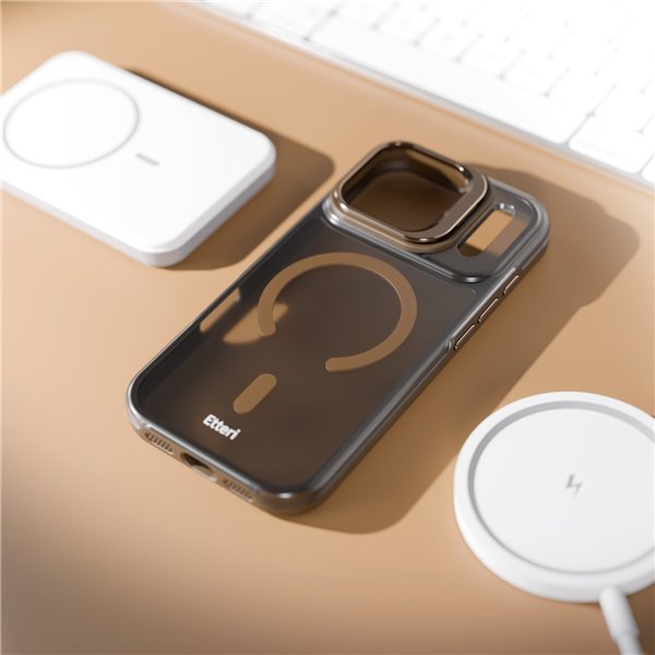 Etteri Morning Fog case for iPhone 17 Pro 6,3&quot brown