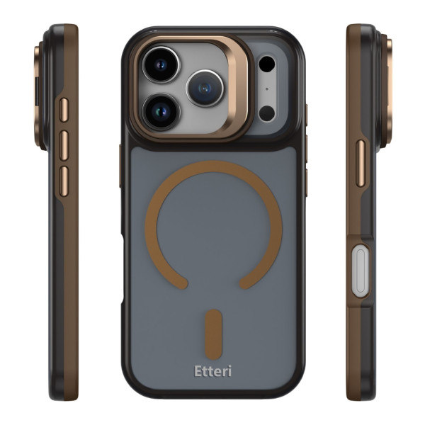 Etteri Morning Fog case for iPhone 17 Pro Max 6,9&quot brown