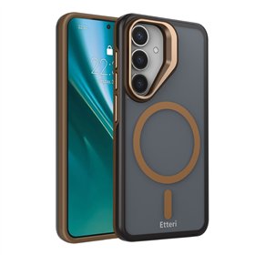 Etteri Morning Fog case for Samsung S25 brown