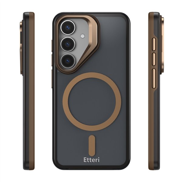 Etteri Morning Fog case for Samsung S25 brown