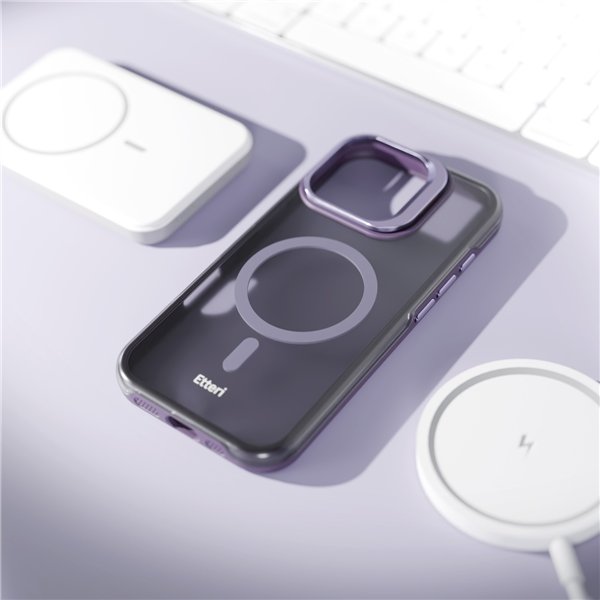 Etteri Morning Fog case for iPhone 17 6,3&quot purple