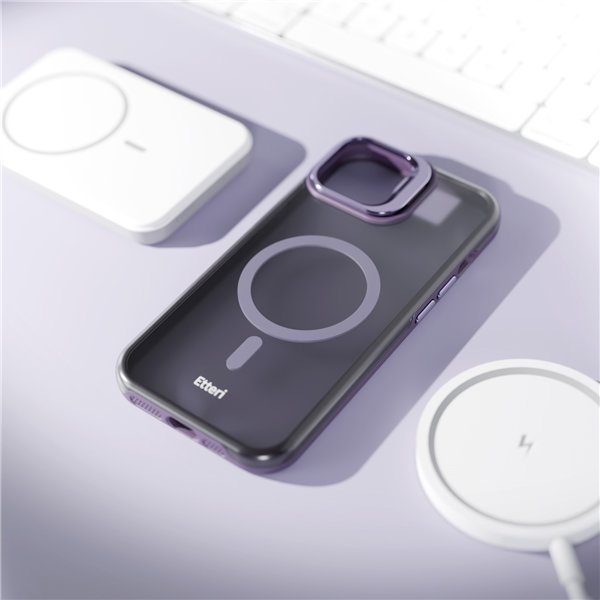 Etteri Morning Fog case for iPhone 14 Pro 6,1&quot purple