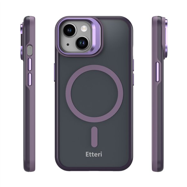 Etteri Morning Fog case for iPhone 15 6,1&quot purple