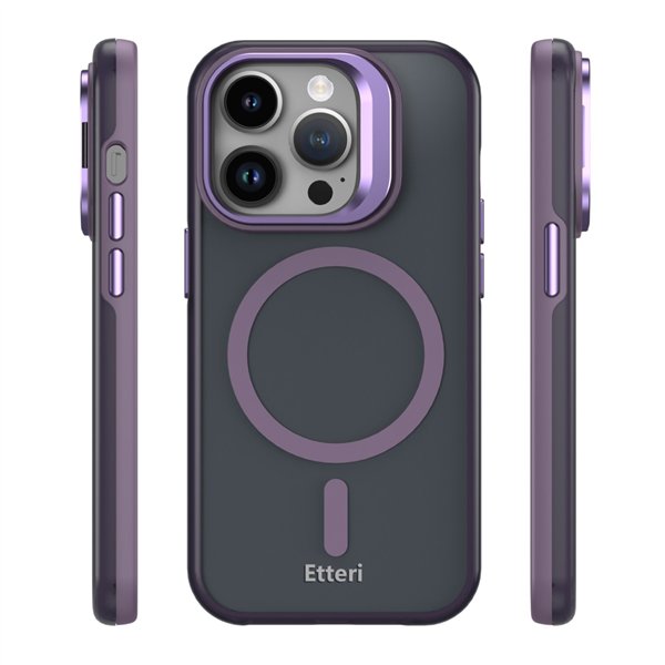 Etteri Morning Fog case for iPhone 15 Pro 6,1&quot purple