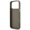 Guess Grained Big 4G Classic Logo case for iPhone 17 Pro Max brown