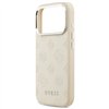 Guess Peony Hot Stamp Script MagSafe case for iPhone 17 Pro beige