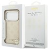 Guess Peony Hot Stamp Script MagSafe case for iPhone 17 Pro beige