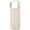 Guess Peony Hot Stamp Script MagSafe case for iPhone 17 Pro Max beige