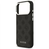 Guess Peony Hot Stamp Script MagSafe case for iPhone 17 Pro Max black