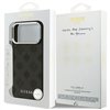 Guess Peony Hot Stamp Script MagSafe case for iPhone 17 Pro Max black