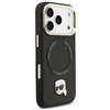 Karl Lagerfeld Big Strap Karl Metal Logo MagSafe case for iPhone 17 Pro black