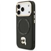 Karl Lagerfeld Big Strap Karl Metal Logo MagSafe case for iPhone 17 Pro Max black