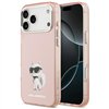 Karl Lagerfeld IML Aquarelle Choupette & Logo MagSafe case for iPhone 17 Pro pink